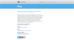 Desktop Screenshot of blog.echofon.com