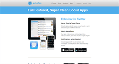 Desktop Screenshot of echofon.com